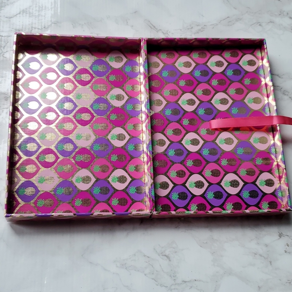 Tarte empty makeup pineapple gold pink PR box